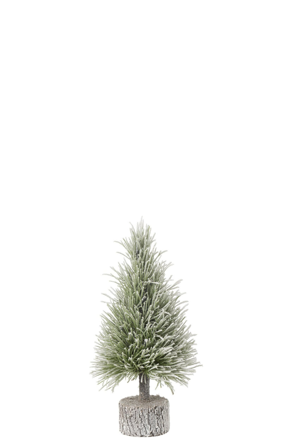J-Line Kerstboom B+Led Kunststof Sneeuw Groen Small
