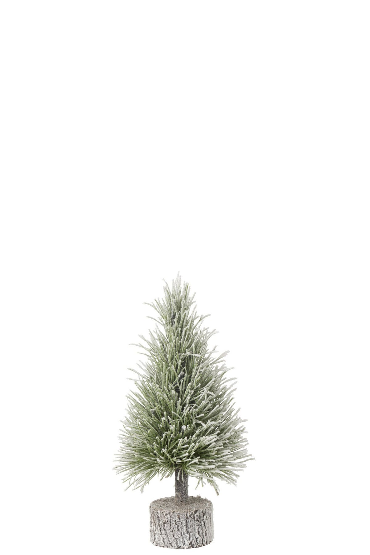 J-Line Kerstboom B+Led Kunststof Sneeuw Groen Small