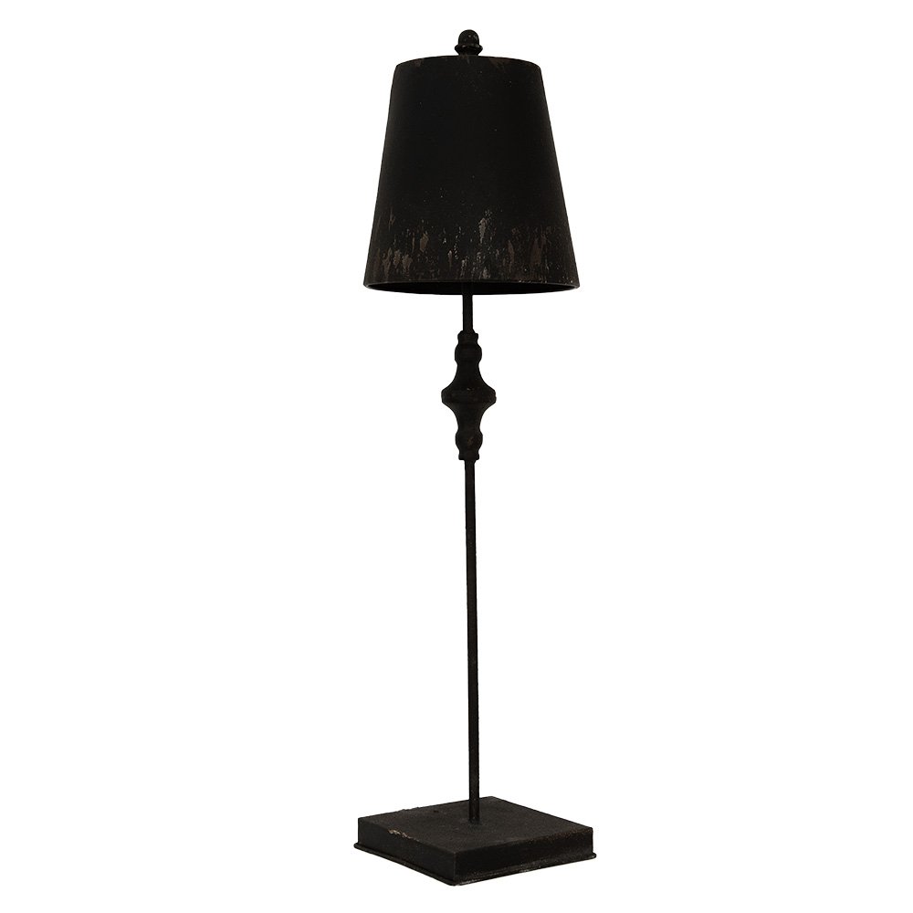 Tafellamp Ø 20x75 cm Zwart IJzer Bureaulamp