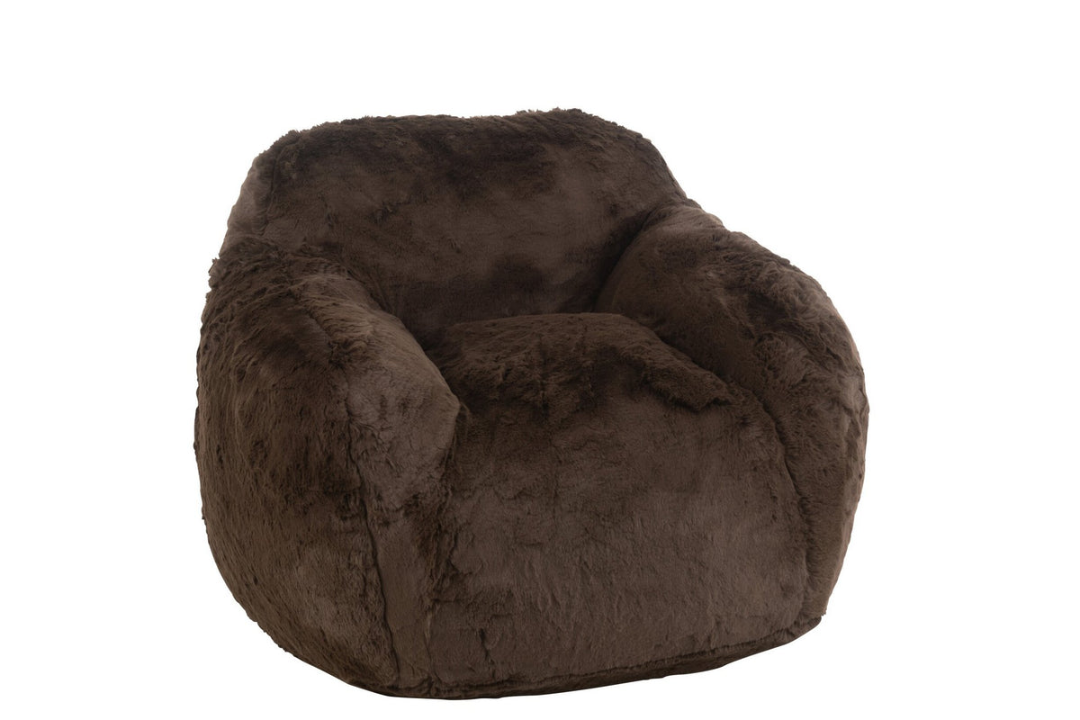 J-Line Bank Cutie Polyester Bruin Klein