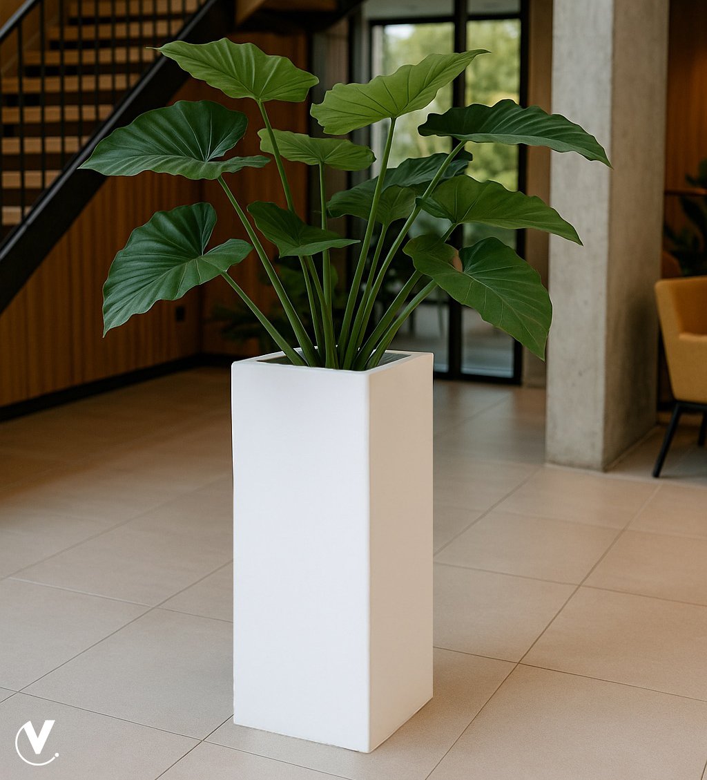 Zuil/Plantenbak - Mont Blanc shiny white