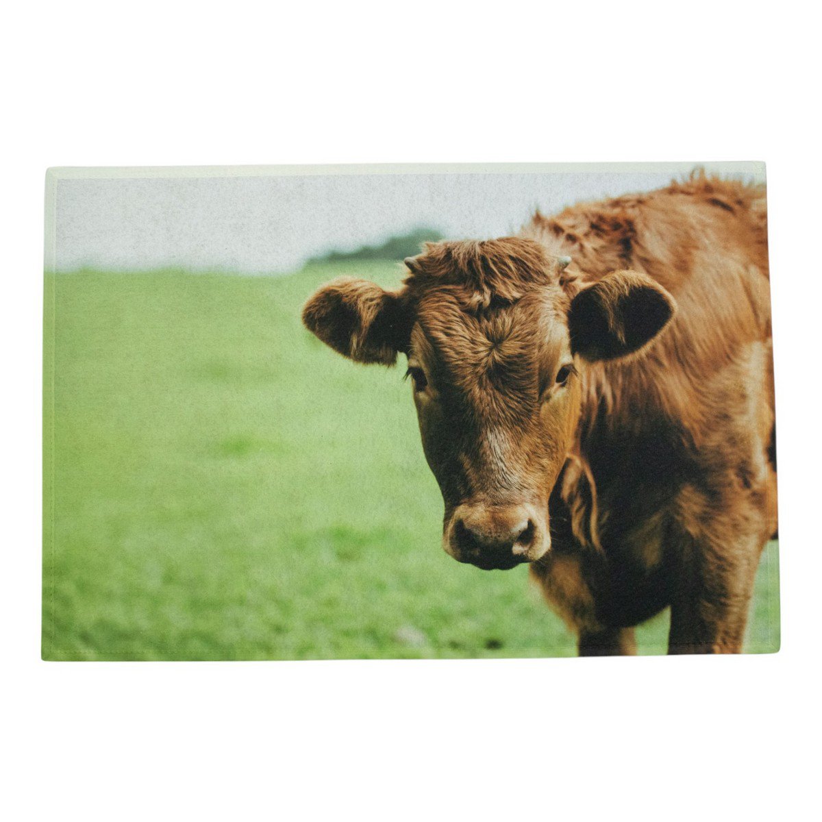 Deurmat Zwitserse Koe in de wei 75x50cm