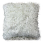 Kussenhoes 45x45 cm Wit Grijs Synthetisch