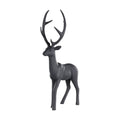 Ornament Ransiki Zwart 38x19x66 cm