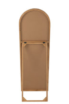 J-Line spiegel Met Voet - glas/sparhout - naturel - 162 x 52 cm