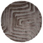 Vloerkleed Lima Bruin Rond ø160 cm