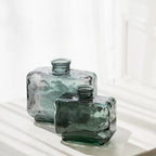 Vaas 28x14,5xH26,5cm groen Sontu