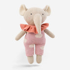 Gebreide speelgoed, babycadeau, olifant runa