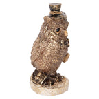 Decoratie Beeld Uil 14 cm Bruin Kunststof