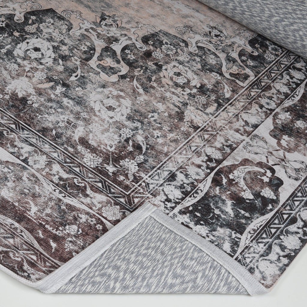 Vloerkleed Viola Antraciet 160 x 230 cm