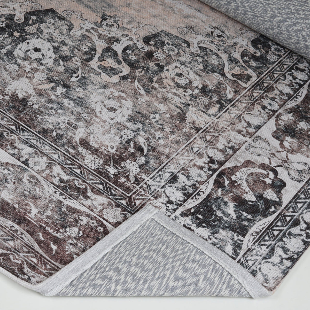 Vloerkleed Viola Antraciet 160 x 230 cm