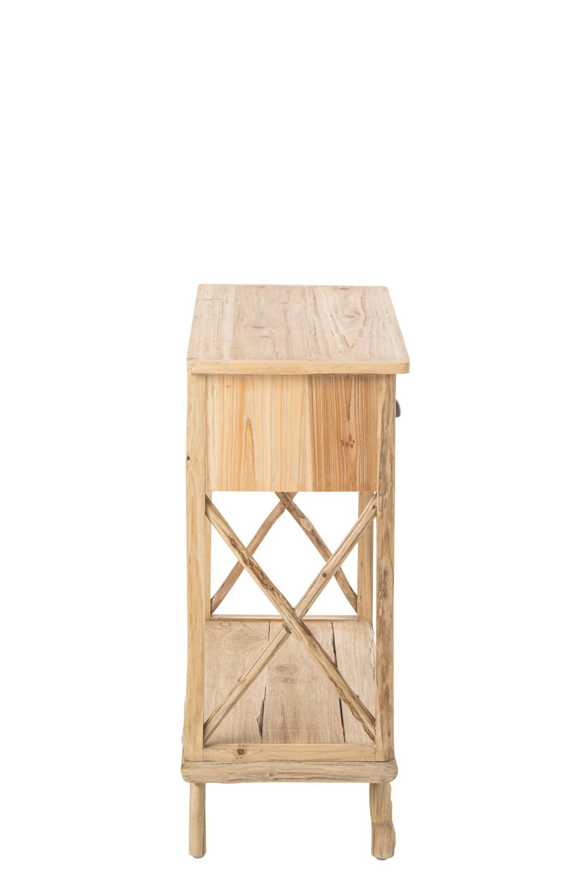 J-Line Consoletafel Chamonix - dennenhout - naturel