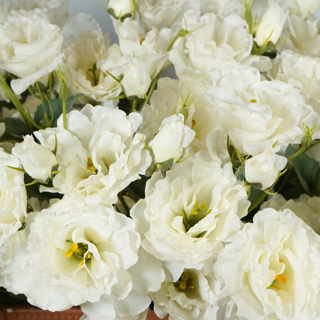Lysianthus Kunst L68cm Wit