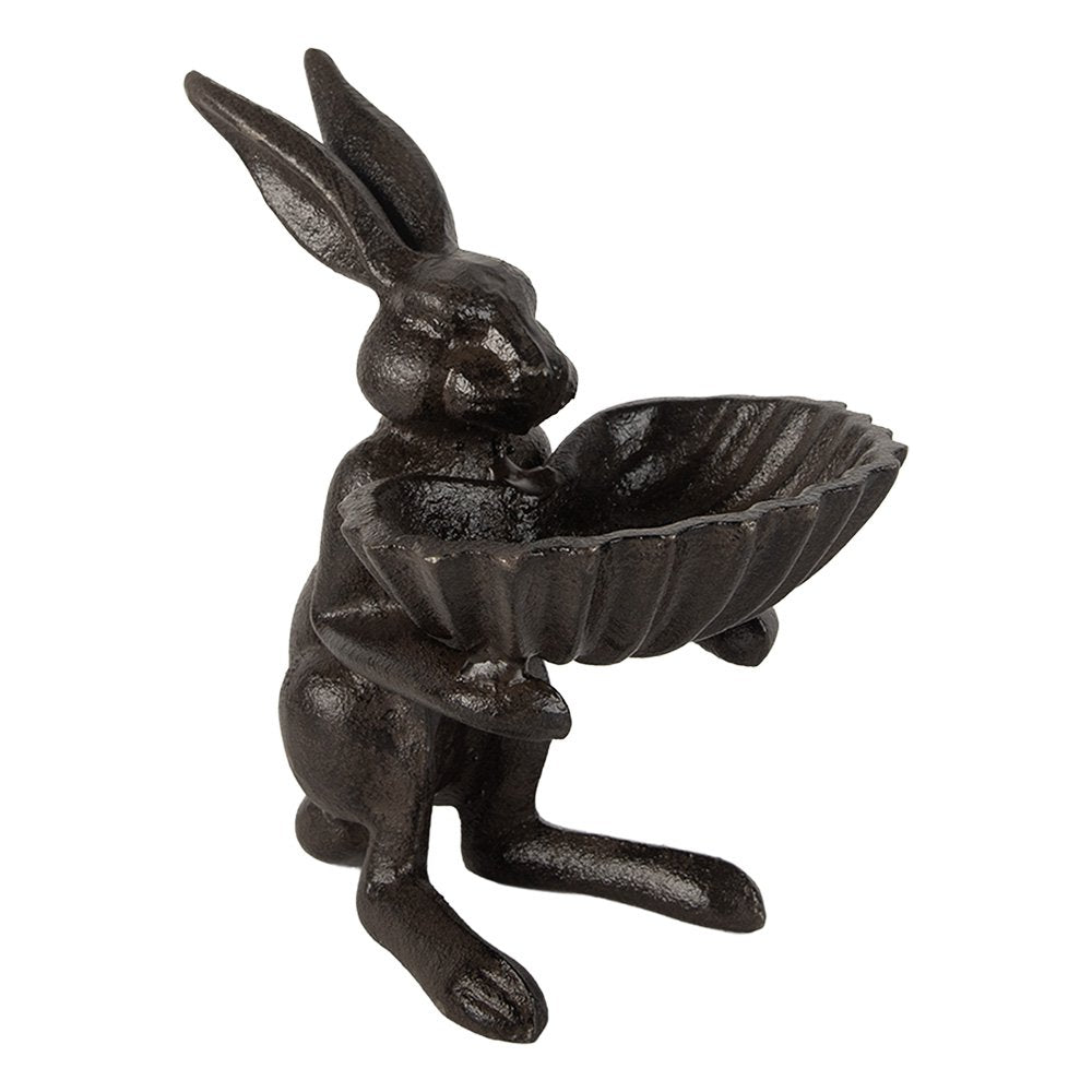 Vogelvoederbak 16x13x17 cm Bruin Metaal