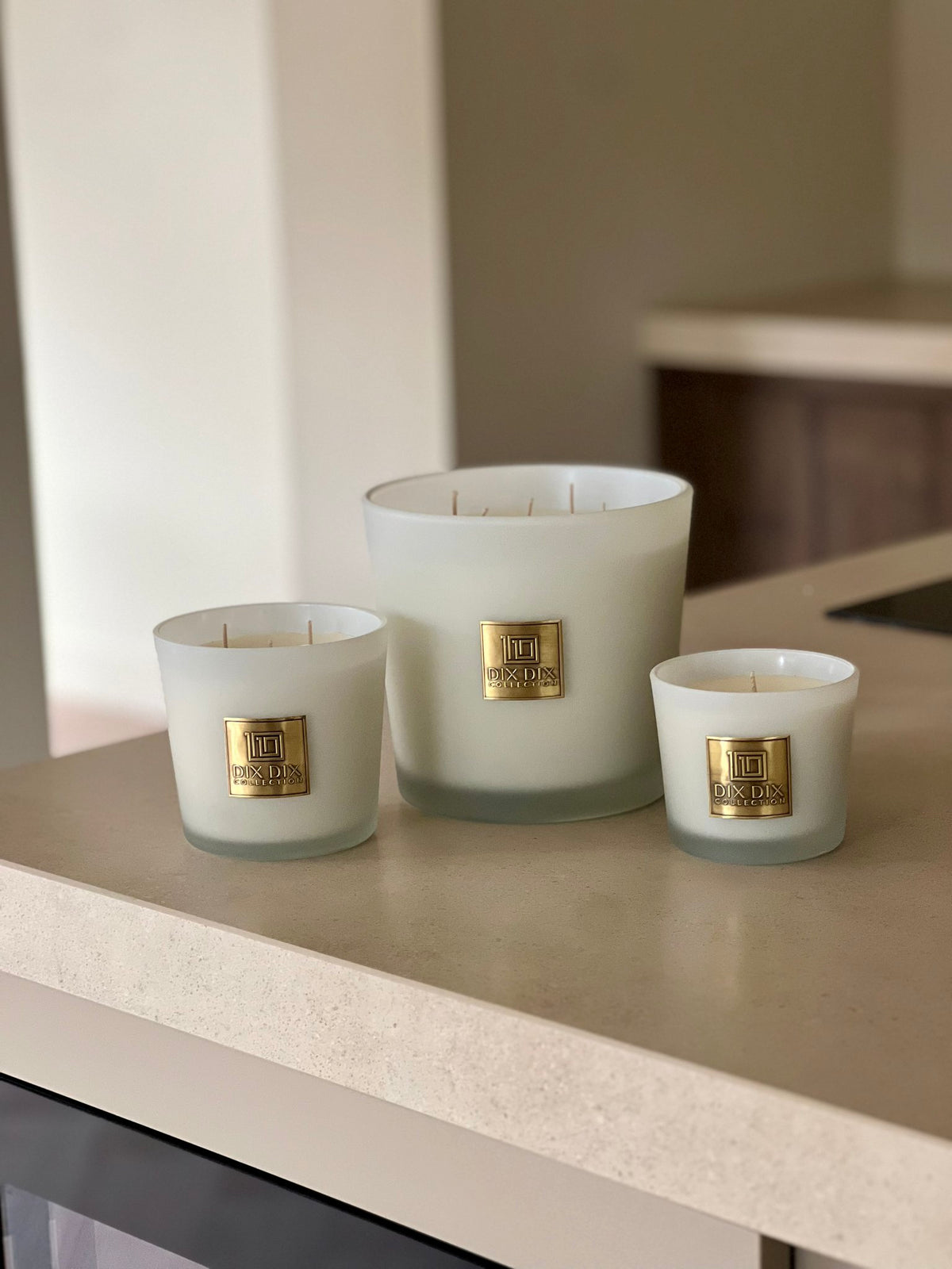 Luxe en duurzame geurkaars Calme - Wit - M