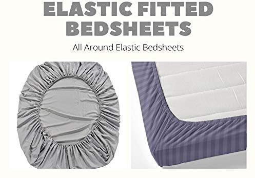 Elastisch hoeslakenset - Glace Cotton Bedrukt - Kingsize, 3-delig (72"x78")