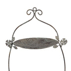 Etagère 2 laags 34x32x50 cm Groen Bruin Metaal