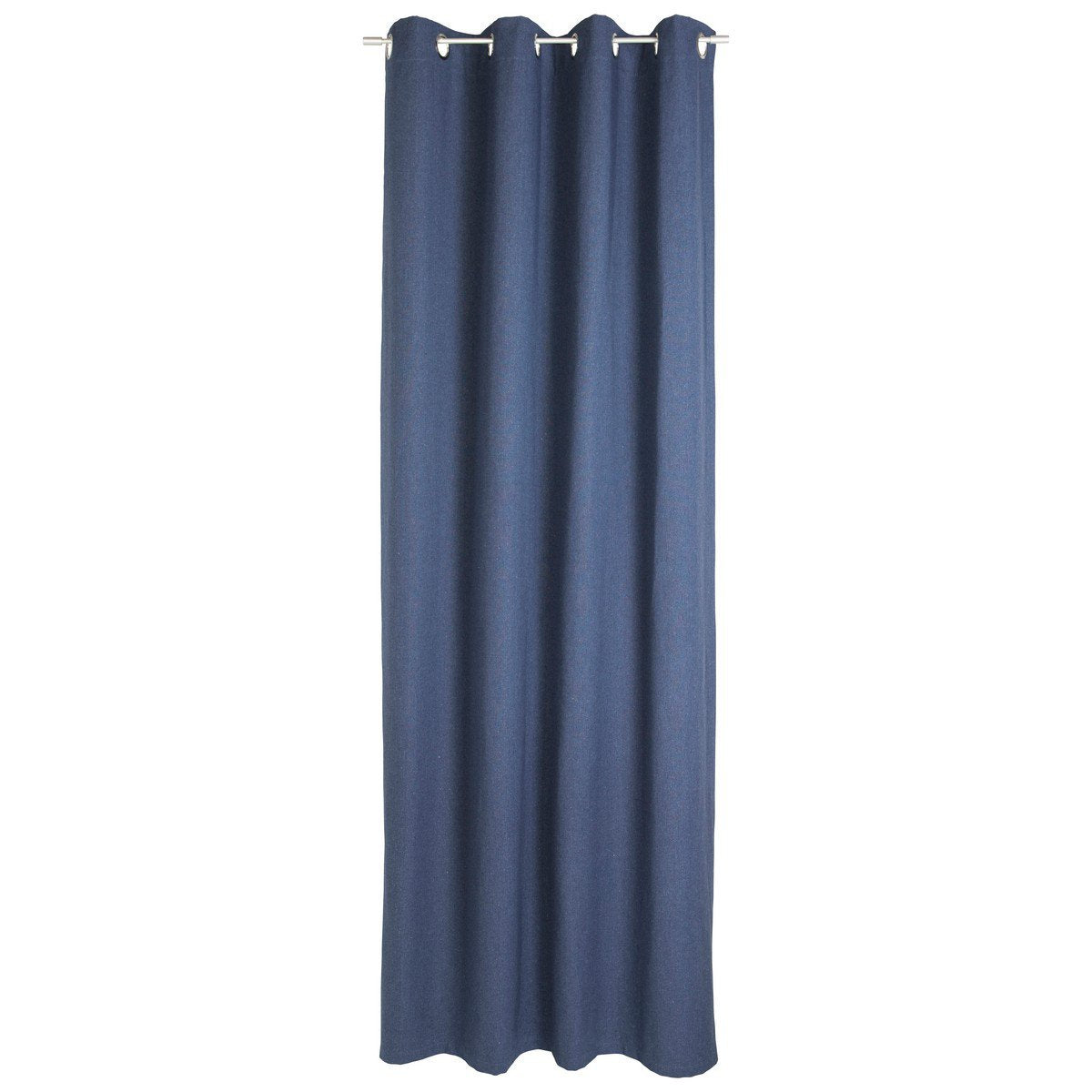 Monique gordijn blauw 140x260cm (8rings)
