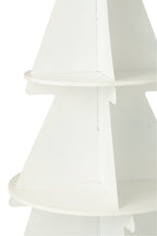 J-Line decoratie rek X'mas Tree - metaal - wit - L