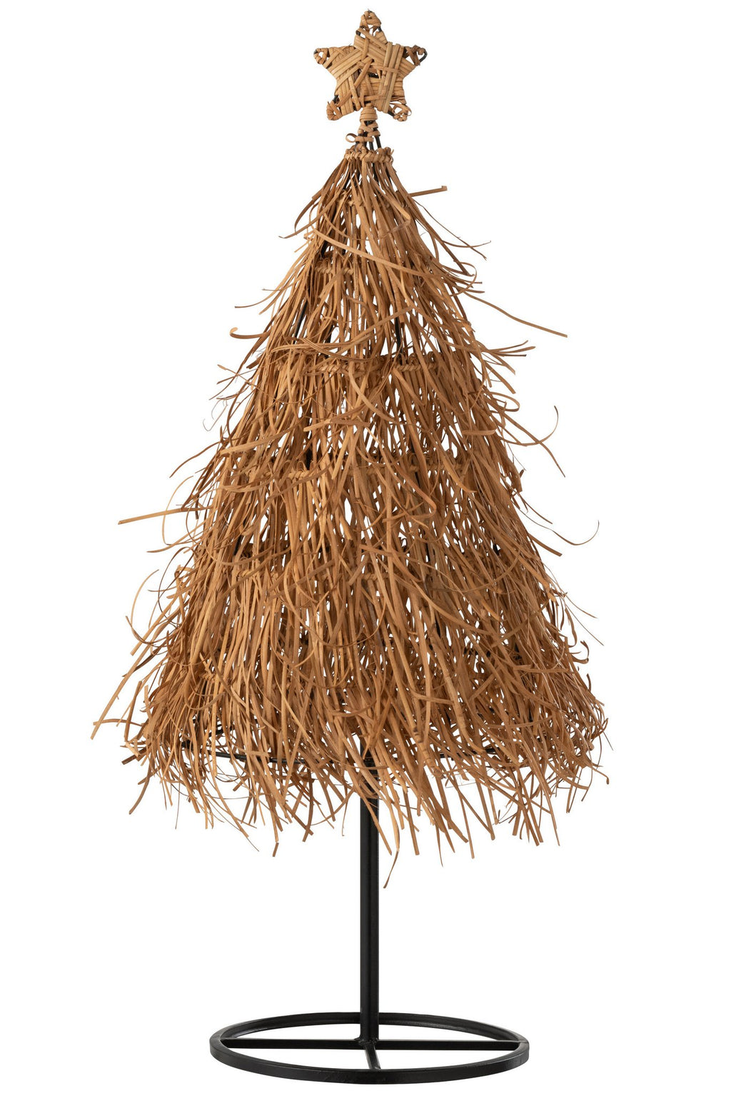 J-Line Kerstboom Ster Rattan Large