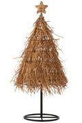 J-Line Kerstboom Ster Rattan Large