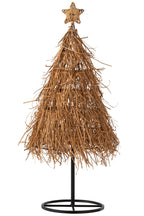 J-Line Kerstboom Ster Rattan Large