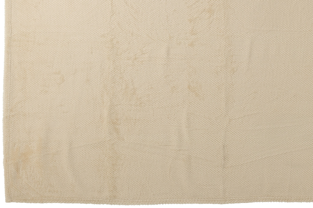 J-Line deken Snuggle - polyester - ecru