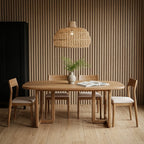 Invierno teakhouten eettafel - FSC-gerecycled hout