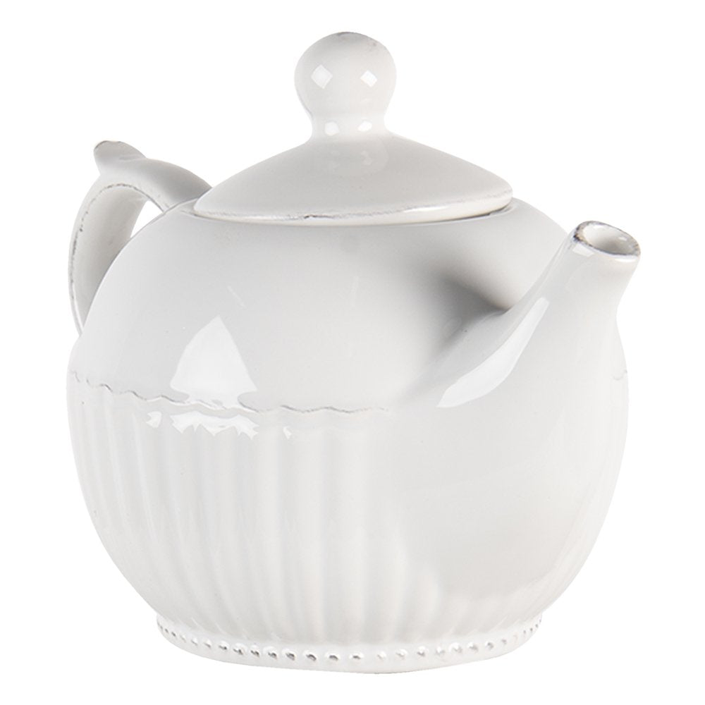 Theepot 750 ml Wit Dolomiet Theekan