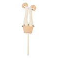 Kerstdecoratie Elfenbenen 11x5x48 cm Beige Hout
