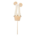 Kerstdecoratie Elfenbenen 11x5x48 cm Beige Hout