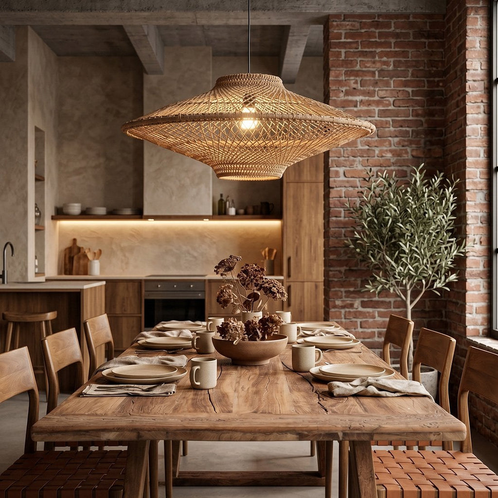 Corda hanglamp naturel large Ø 80x37 cm