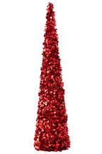 J-Line decoratie boom Sprankelend - polystyreen - bruin - large