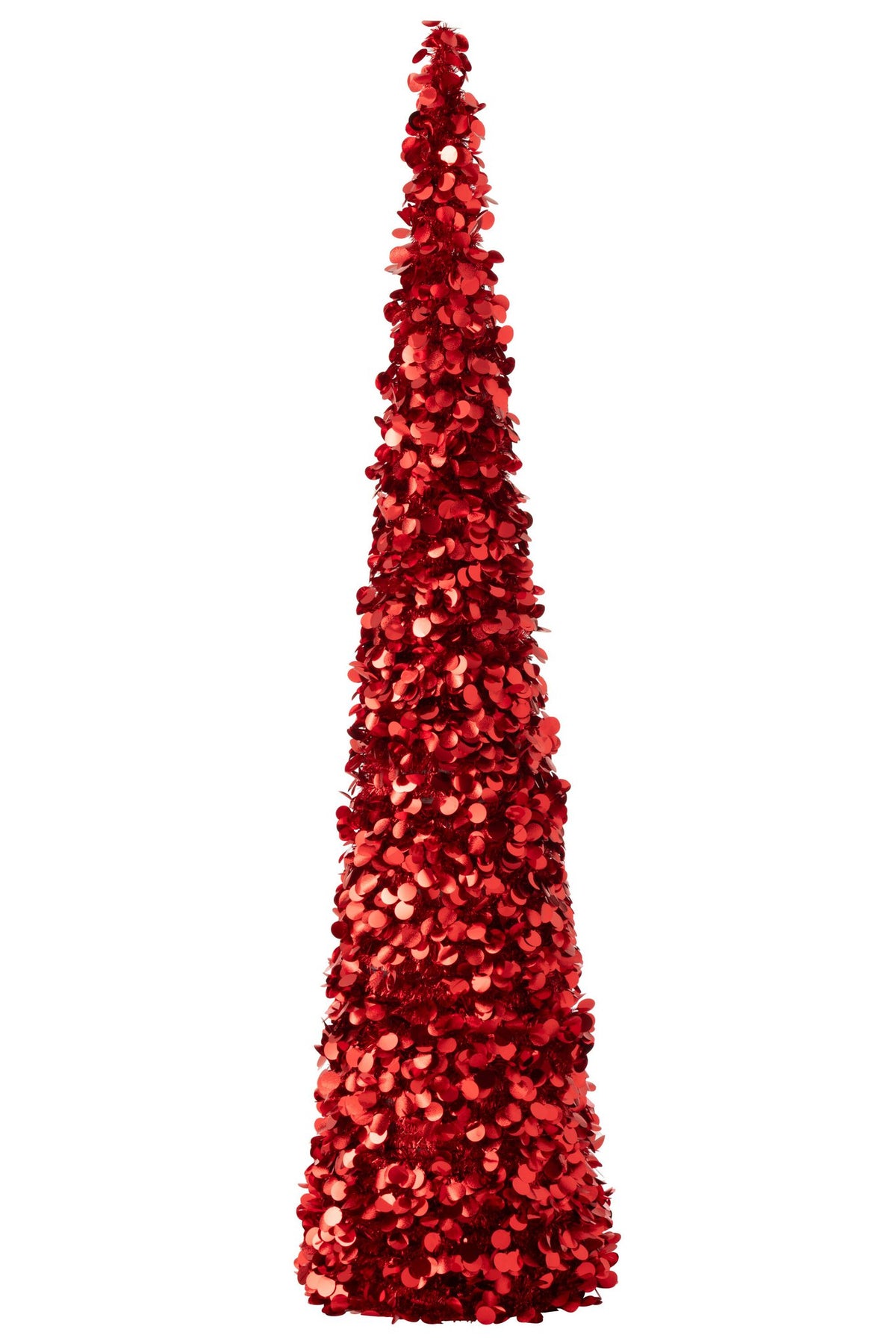 J-Line decoratie boom Sprankelend - polystyreen - bruin - large
