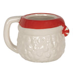 Mok Kerstman 450 ml Wit Rood Keramiek Theemok