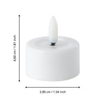 LED Theelicht Longbleh wit 3,9x4cm