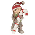 Decoratie Beeld Kind 18 cm Groen Polyresin Kerstfiguren