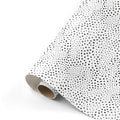 Flocks - Rollen cadeaupapier - 10 stuks - zwart/wit