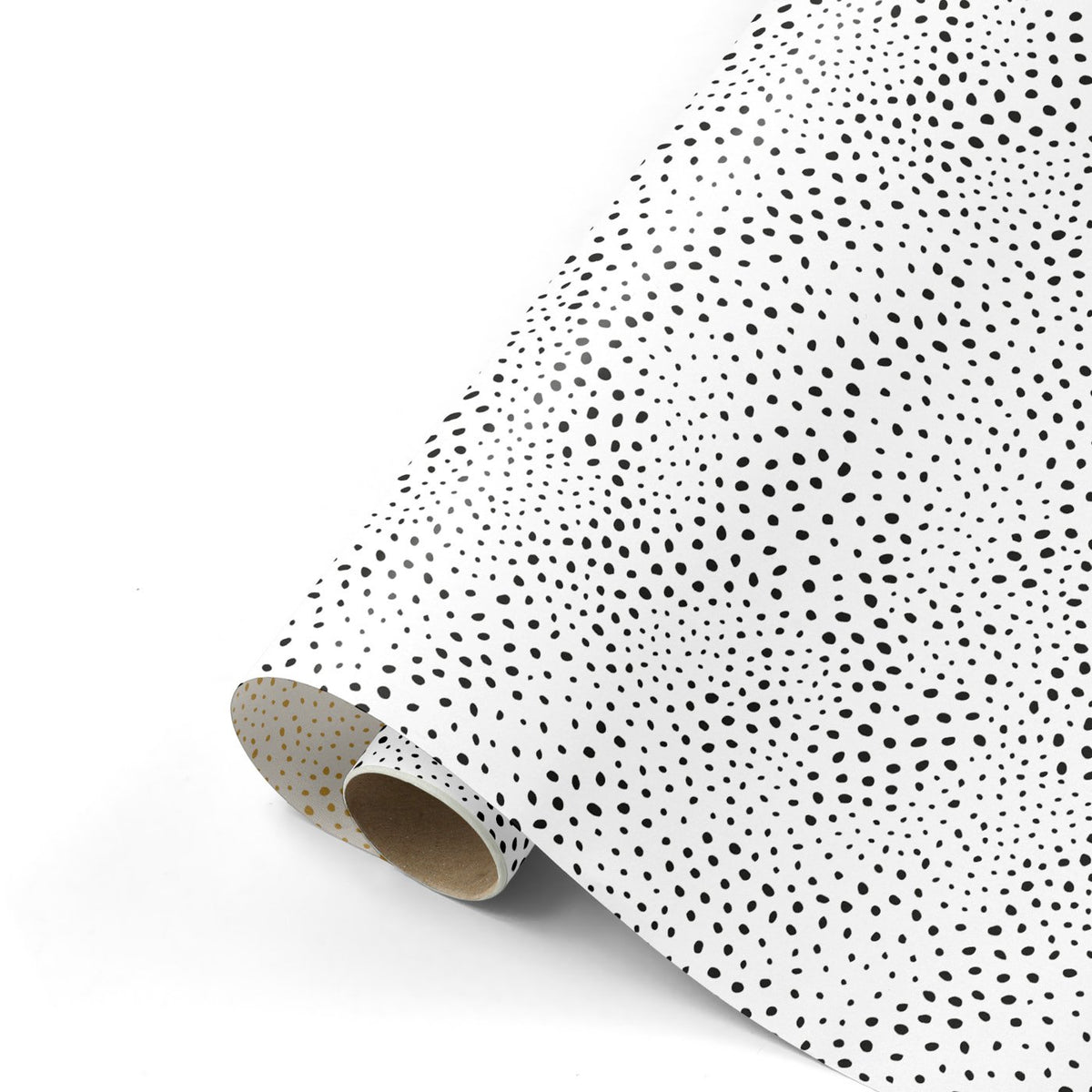 Flocks - Rollen cadeaupapier - 10 stuks - zwart/wit