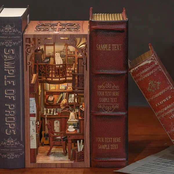 Cutebee, DIY Booknook, The Secret Rhythm, SZ03B, 18x11x23cm