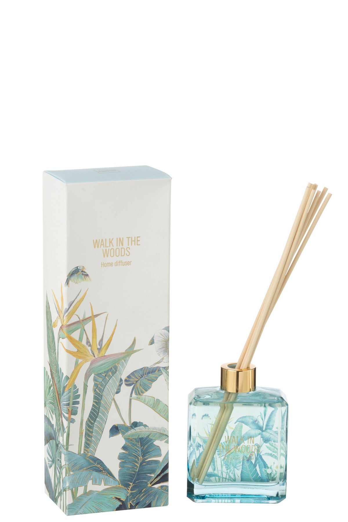 J-Line geurstokjes Walk In The Woods - Woody Blush - blauw - 180ml