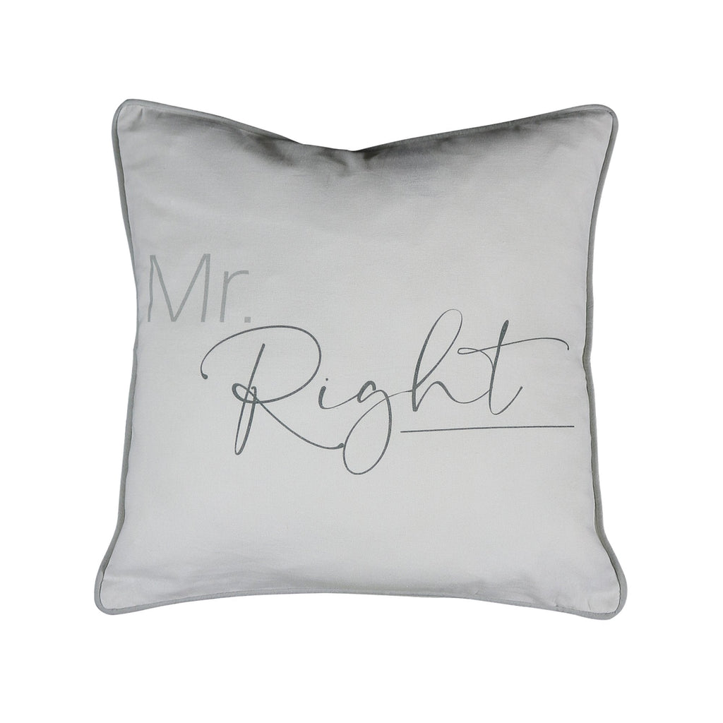 Kussen katoen mr right 45x45cm*