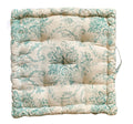 Hampton stoelkussen groen 40x40cm+8cm