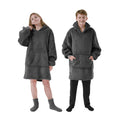 Textino Sherry - Hoodie 60x90 cm - Hoodiedeken - Tieners - Raaf - Zwart