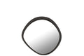 J-Line spiegel Rond - metaal/glas - zwart - small - 60.5 x 58 cm