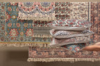 Kussenhoes 50x50 cm Roze Blauw Katoen Sierkussenhoes