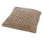Dutch Decor Rome - Kussen 45x45 cm - Effen kleur - 3D-structuur - Puimsteen - Beige