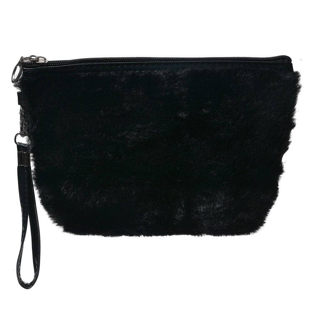 Toilettas Dames Hart 23x13 cm Zwart Polyurethaan