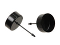 Metalen theelichthouders met pick 4st 42mm zwart