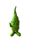 Polyresin kabouter f'ck groen